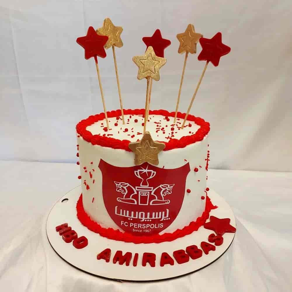 کیک تولد پسرانه پرسپولیس